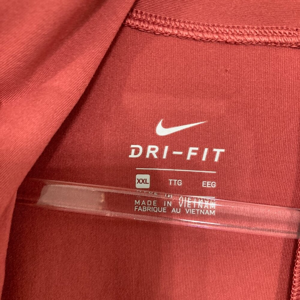 Nike Rust Brown Size Xxl Draped Open Front Stretc… - image 2